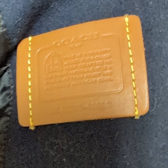 Coach Classic Navy and White Bomber Jacket - Picture 10 of 11